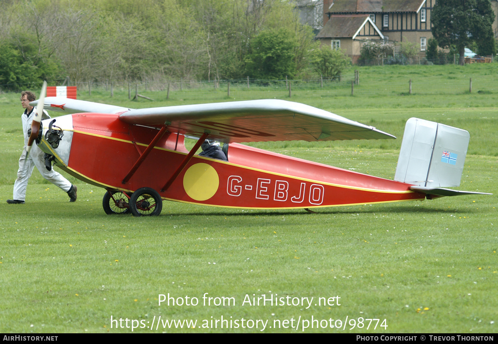 Aircraft Photo of G-EBJO | Air Navigation & Engineering ANEC II | AirHistory.net #98774