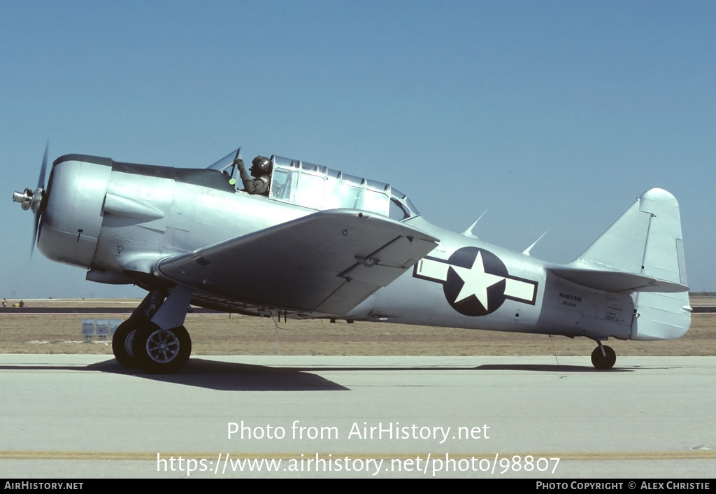 Aircraft Photo of N4996M | North American AT-6D Texan | USA - Air Force | AirHistory.net #98807