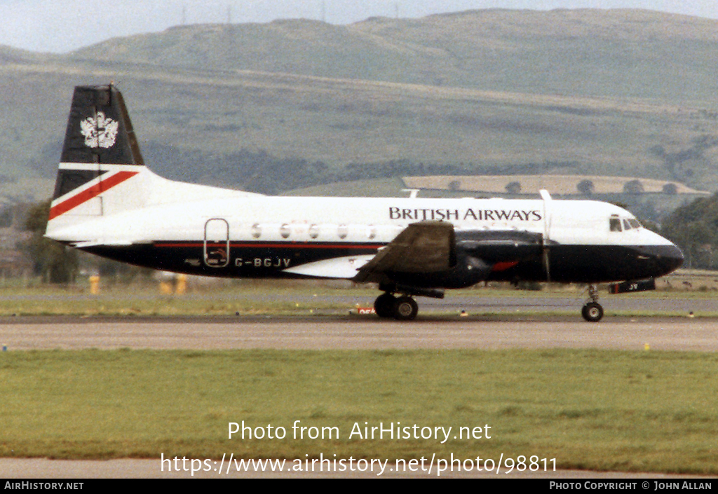 Aircraft Photo of G-BGJV | British Aerospace BAe-748 Srs2B/357LFD | British Airways | AirHistory.net #98811