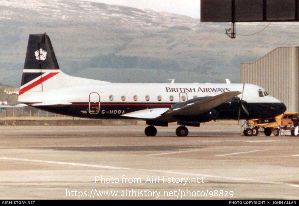 Aircraft Photo of G-HDBA | British Aerospace BAe-748 Srs2B/426 | British Airways | AirHistory.net #98829