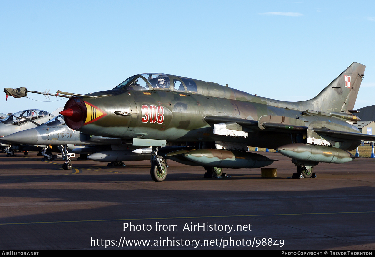 Aircraft Photo of 308 | Sukhoi Su-22UM3K | Poland - Air Force | AirHistory.net #98849