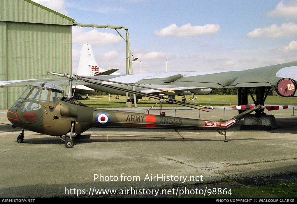 Aircraft Photo of XM555 | Saunders-Roe Skeeter AOP12 | UK - Army | AirHistory.net #98864