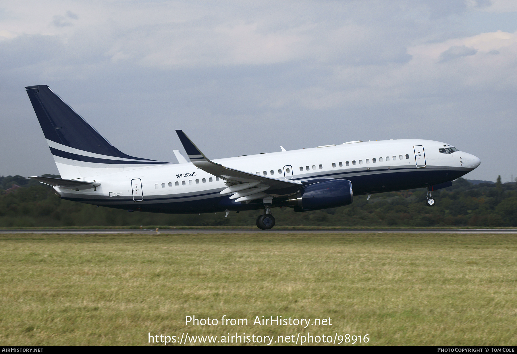 Aircraft Photo of N920DS | Boeing 737-75V BBJ | AirHistory.net #98916