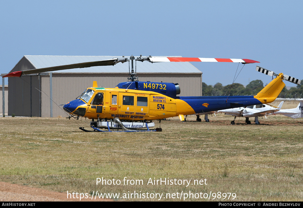 Aircraft Photo of N49732 | Bell 214B-1 Biglifter | McDermott Aviation | AirHistory.net #98979