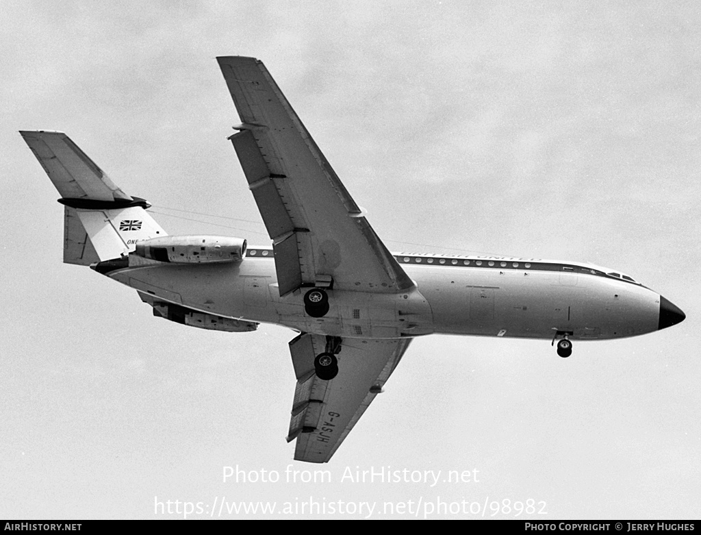 Aircraft Photo of G-ASJH | BAC 111-201AC One-Eleven | British United Airways - BUA | AirHistory.net #98982