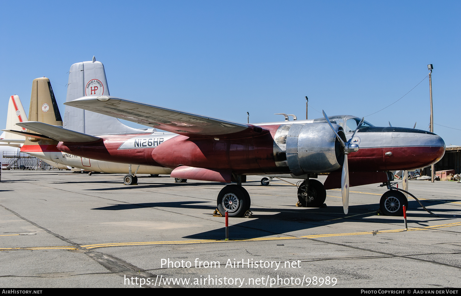 Aircraft Photo of N126HP | Douglas B-26C Invader | Hawkins & Powers Aviation | AirHistory.net #98989