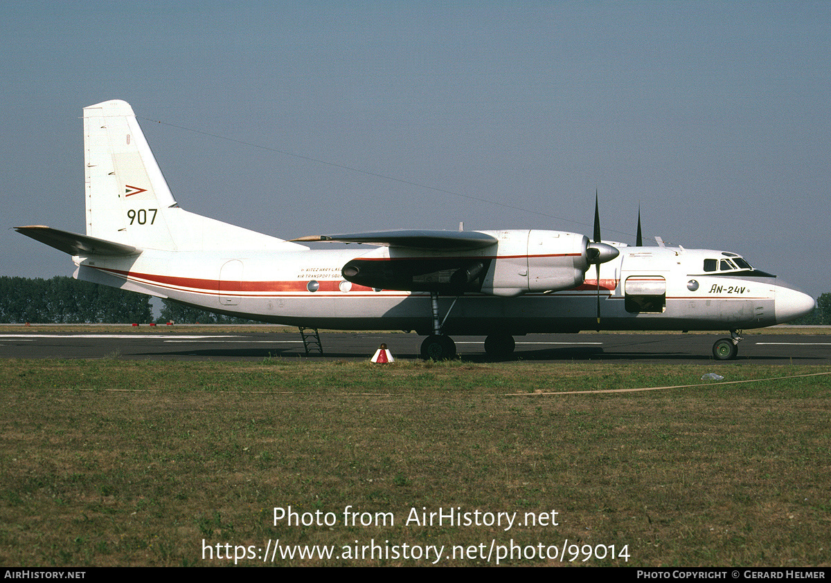 Aircraft Photo of 907 | Antonov An-24V | Hungary - Air Force | AirHistory.net #99014