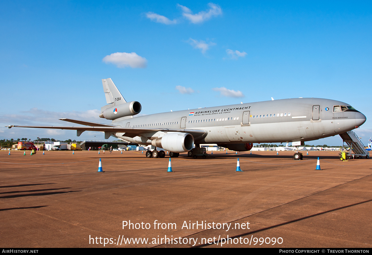 Aircraft Photo of T-264 | McDonnell Douglas KDC-10-30CF | Netherlands - Air Force | AirHistory.net #99090