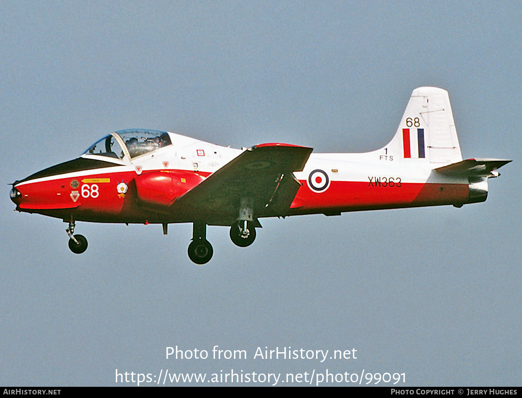 Aircraft Photo of XW363 | BAC 84 Jet Provost T5A | UK - Air Force | AirHistory.net #99091