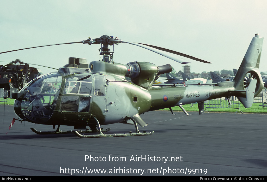 Aircraft Photo of XW851 | Aerospatiale SA-341B Gazelle AH1 | UK - Marines | AirHistory.net #99119