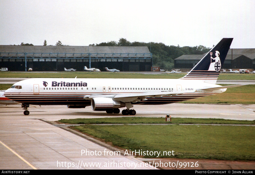 Aircraft Photo of G-BLKV | Boeing 767-204 | Britannia Airways | AirHistory.net #99126