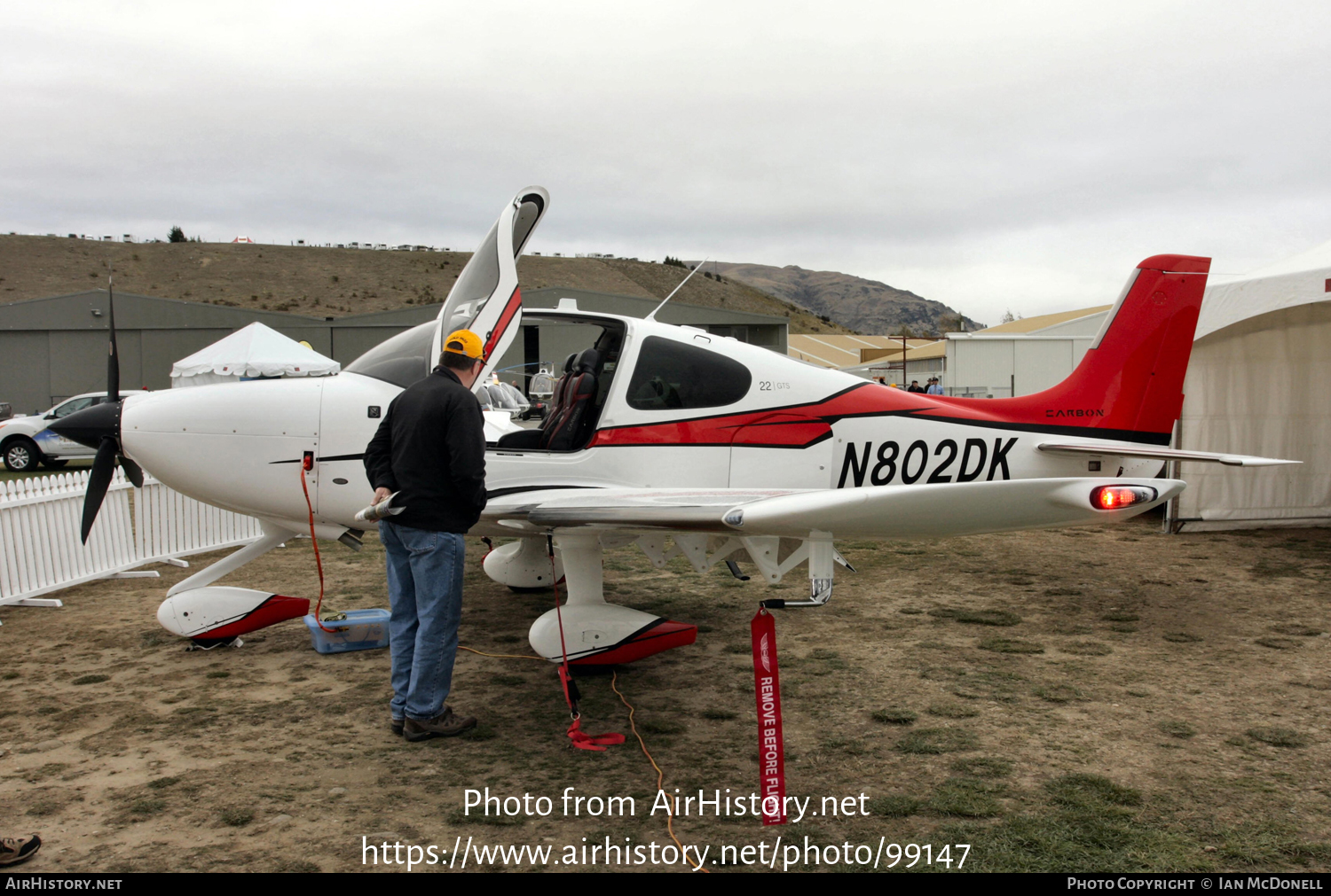 Aircraft Photo of N802DK | Cirrus SR-22 G5-GTS Carbon | AirHistory.net #99147