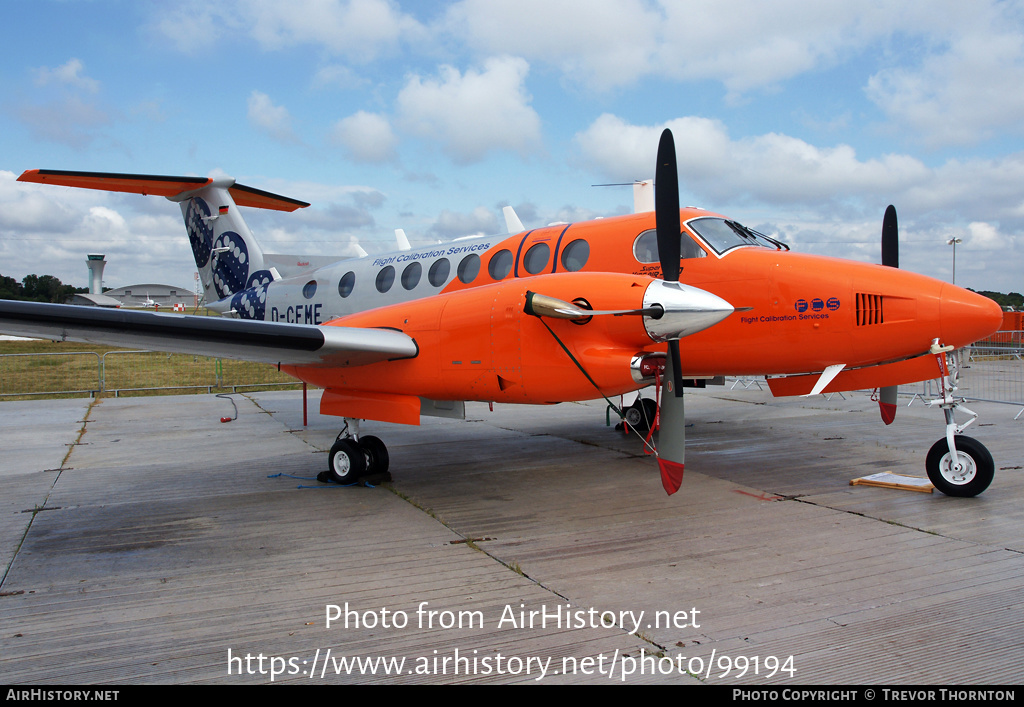 Aircraft Photo of D-CFME | Hawker Beechcraft 350 King Air (B300) | Flight Calibration Services - FCS | AirHistory.net #99194