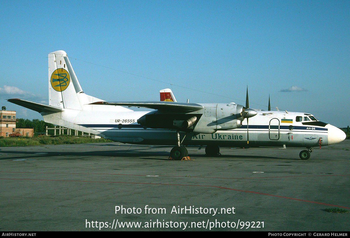 Aircraft Photo of UR-26555 | Antonov An-26 | Air Ukraine | AirHistory.net #99221