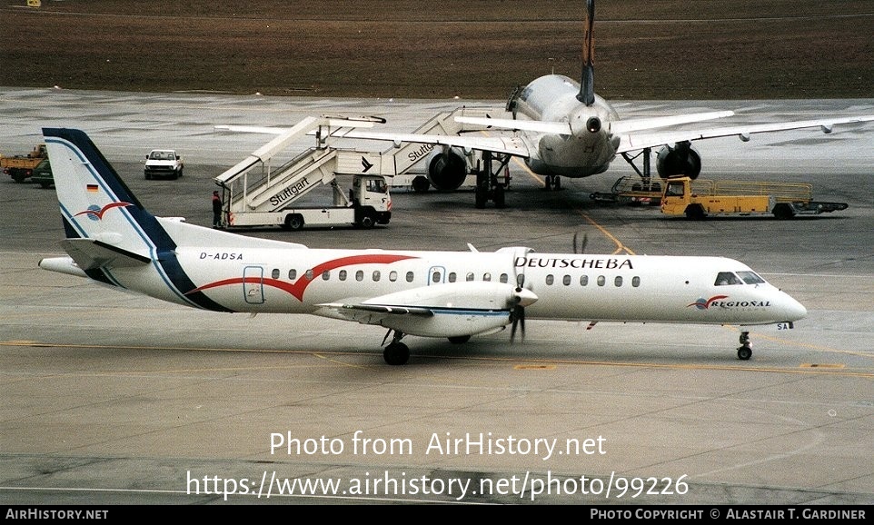 Aircraft Photo of D-ADSA | Saab 2000 | Deutsche BA | AirHistory.net #99226