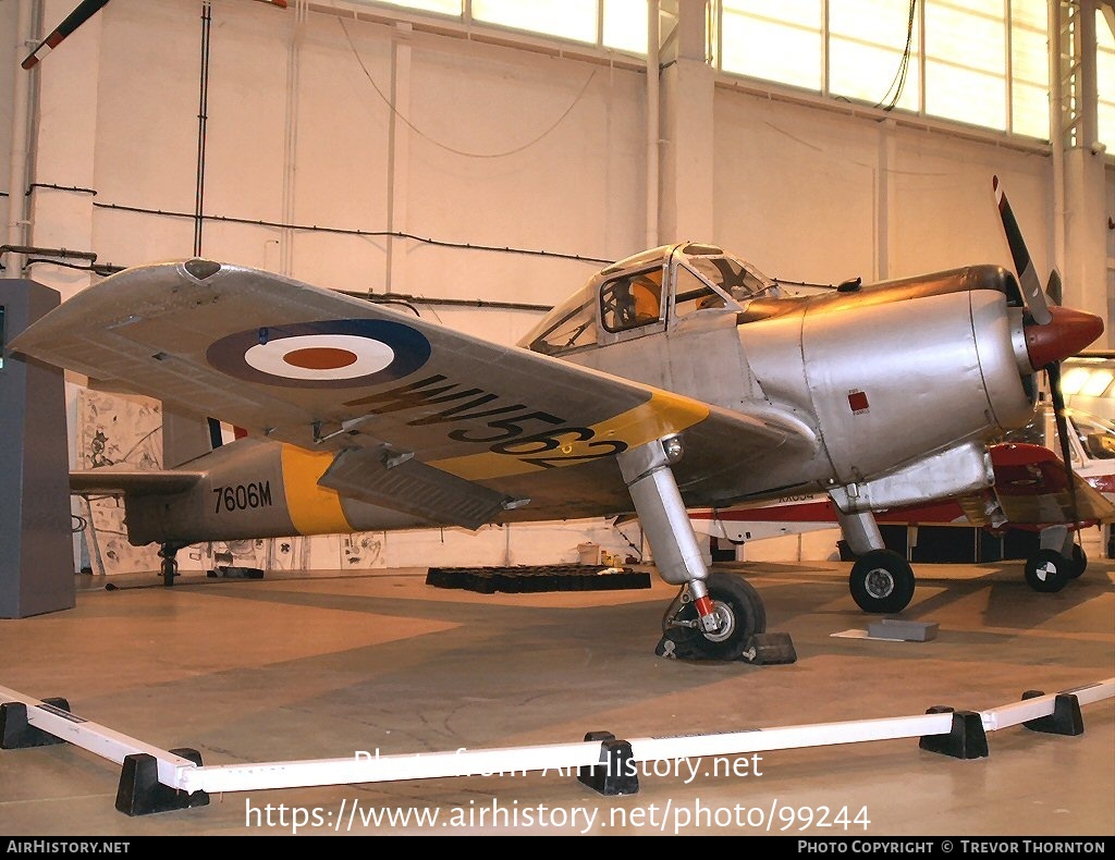 Aircraft Photo of WV562 | Percival P.56 Provost T1 | UK - Air Force | AirHistory.net #99244