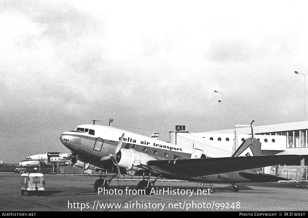 Aircraft Photo of OO-CBU | Douglas C-47B Skytrain | Delta Air Transport - DAT | AirHistory.net #99248