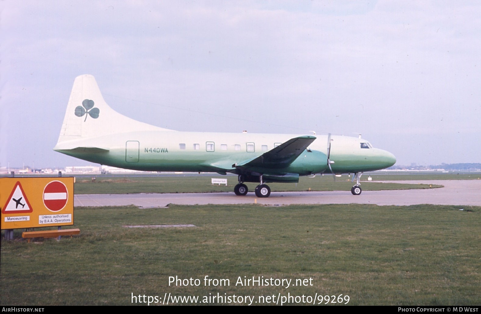 Aircraft Photo of N440WA | Convair 440-31 Metropolitan | World Airways | AirHistory.net #99269