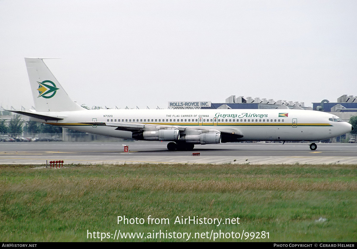 Aircraft Photo of N732Q | Boeing 707-321B | Guyana Airways | AirHistory.net #99281