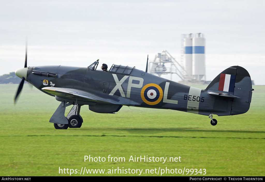 Aircraft Photo of G-HHII / BE505 | Hawker Hurricane Mk2B | UK - Air Force | AirHistory.net #99343