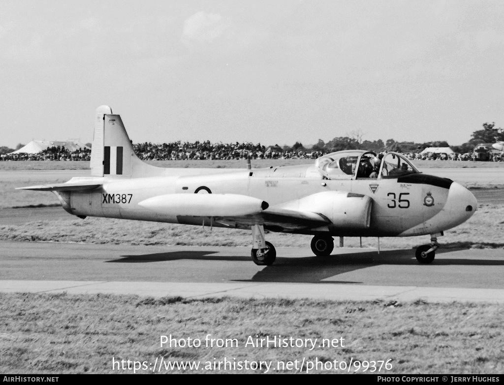 Aircraft Photo of XM387 | Hunting P.84 Jet Provost T3A | UK - Air Force | AirHistory.net #99376