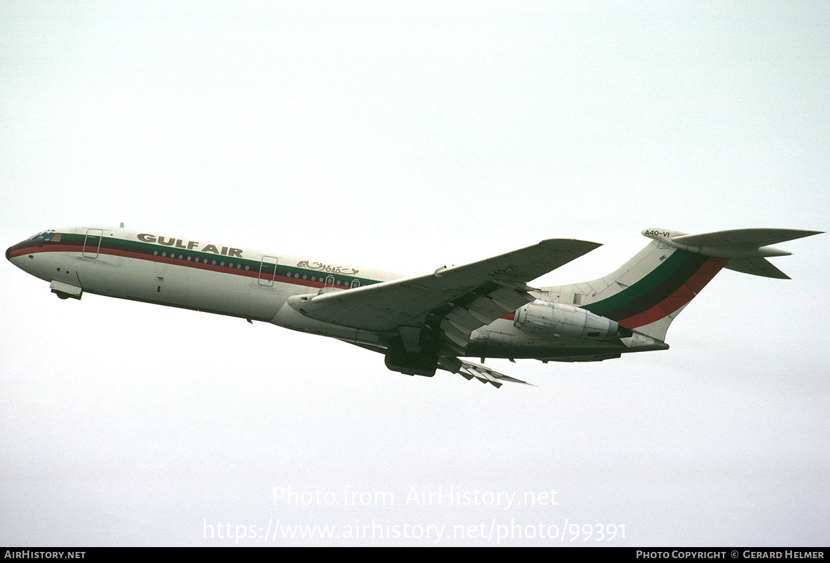 Aircraft Photo of A4O-VI | Vickers VC10 Srs1101 | Gulf Air | AirHistory.net #99391