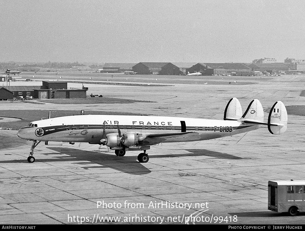 Aircraft Photo of F-BHBB | Lockheed L-1049G Super Constellation | Air France | AirHistory.net #99418