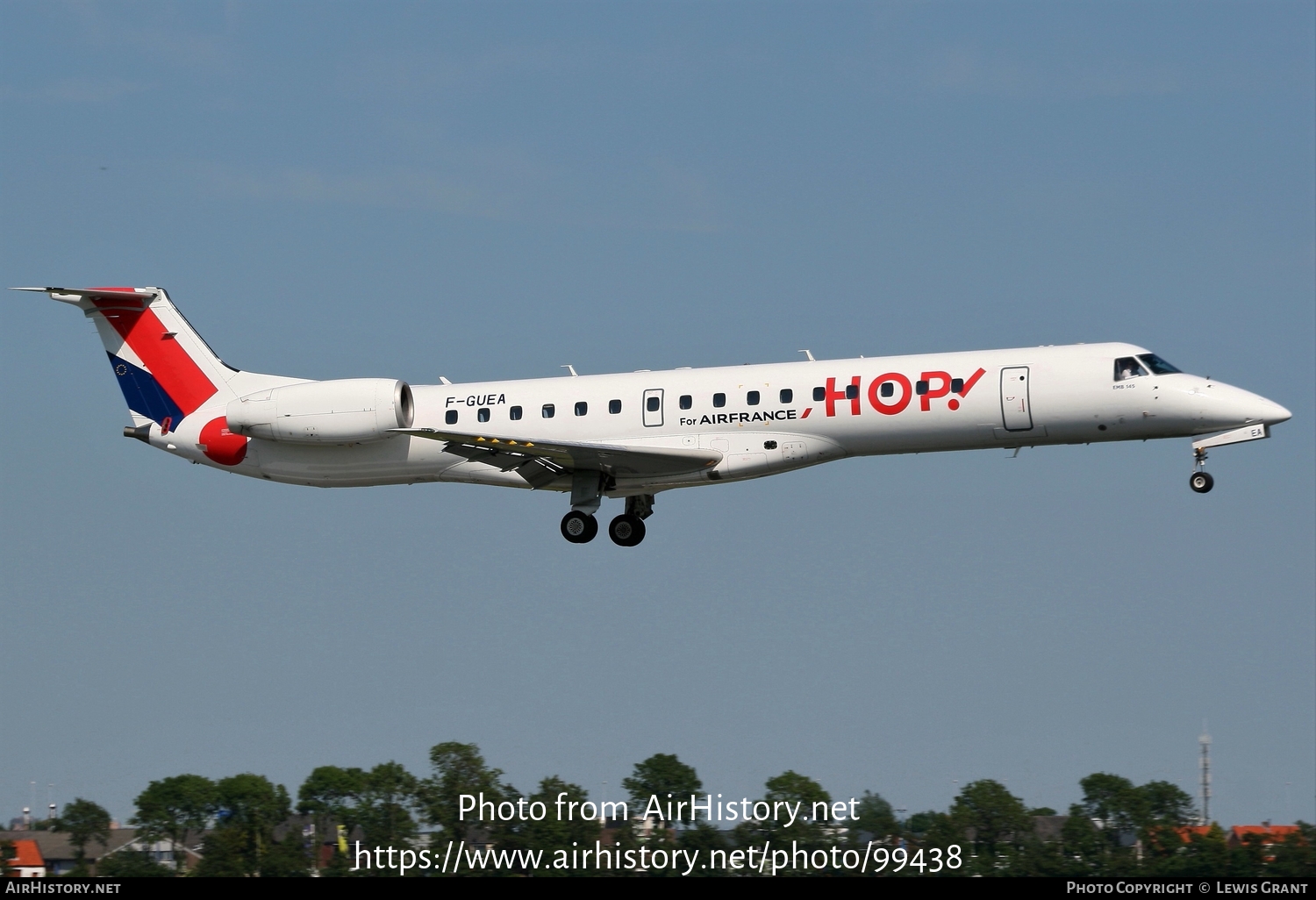 Aircraft Photo of F-GUEA | Embraer ERJ-145MP (EMB-145MP) | Hop! | AirHistory.net #99438