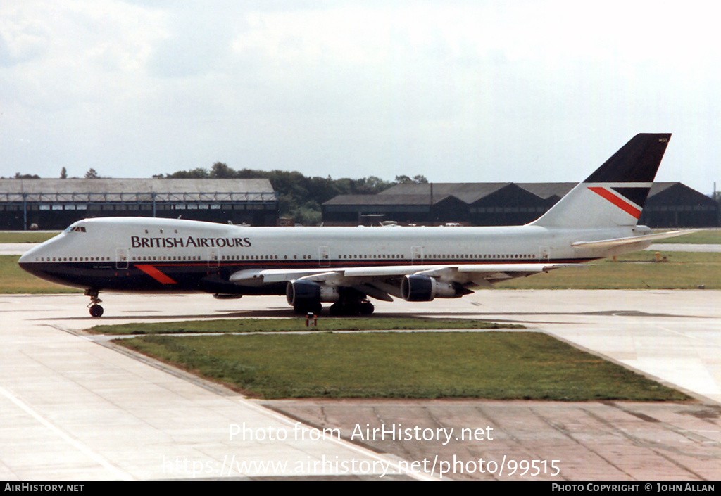 Aircraft Photo of G-BMGS | Boeing 747-283B | British Airtours | AirHistory.net #99515