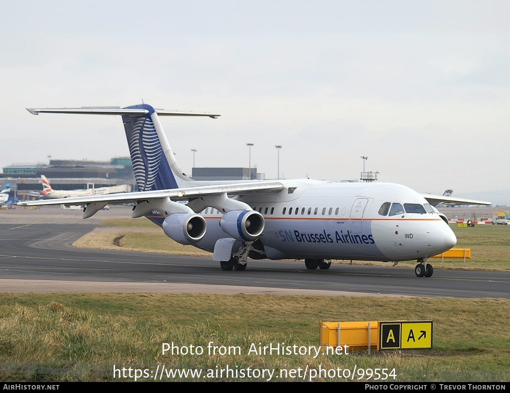 Aircraft Photo of OO-DWD | British Aerospace Avro 146-RJ100 | SN Brussels Airlines | AirHistory.net #99554