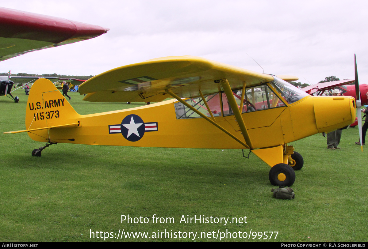 Aircraft Photo of G-AYPM / 115373 | Piper L-18C Super Cub | USA - Army | AirHistory.net #99577