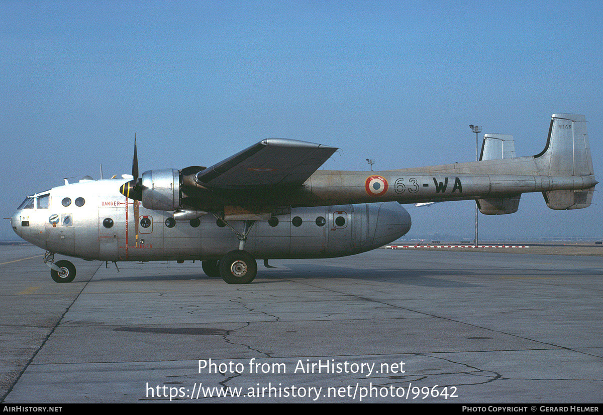 Aircraft Photo of 169 | Nord 2501F-3 Noratlas | France - Air Force | AirHistory.net #99642