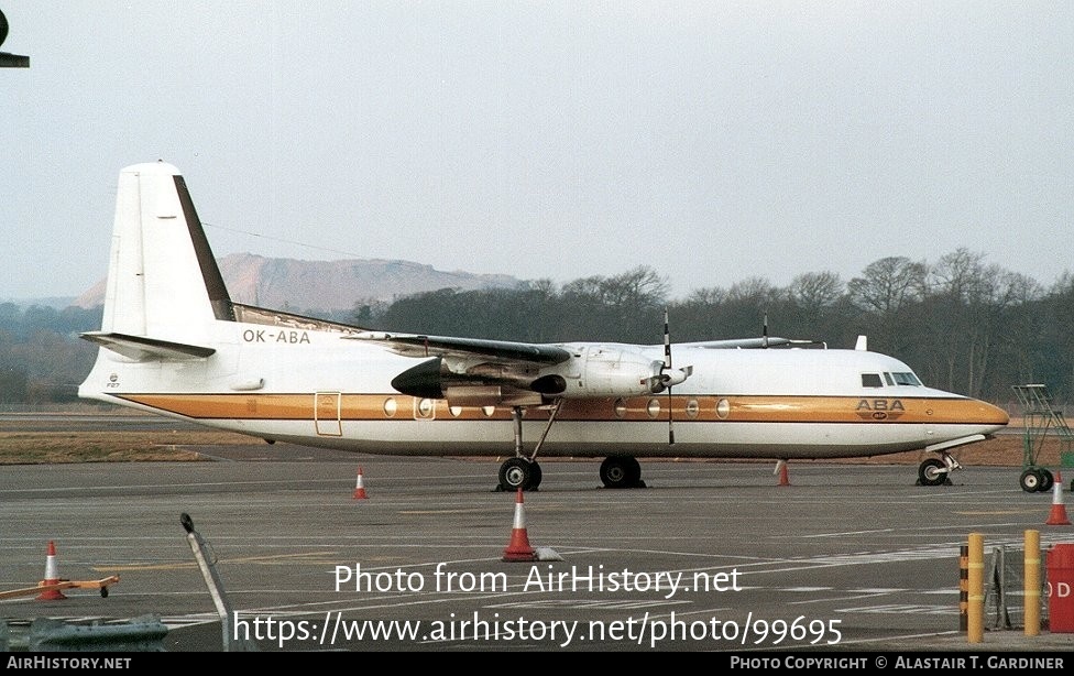 Aircraft Photo of OK-ABA | Fokker F27-500C/RF Friendship | ABA Air - Autoklub Bohemia Assistance | AirHistory.net #99695