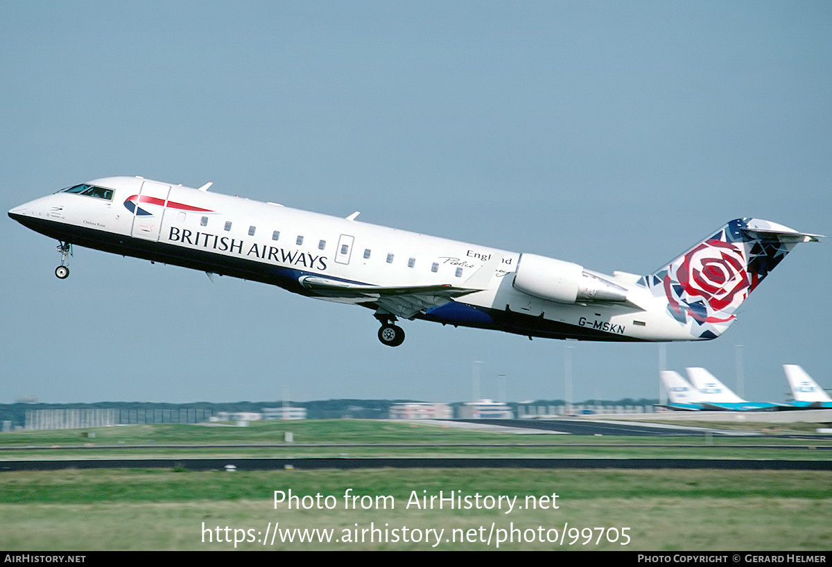 Aircraft Photo of G-MSKN | Bombardier CRJ-200LR (CL-600-2B19) | British Airways | AirHistory.net #99705