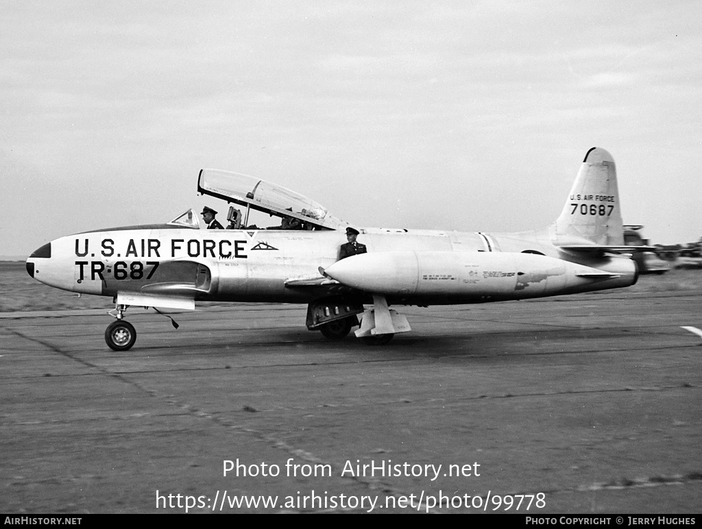 Aircraft Photo of 57-687 / 70687 | Lockheed T-33A | USA - Air Force | AirHistory.net #99778