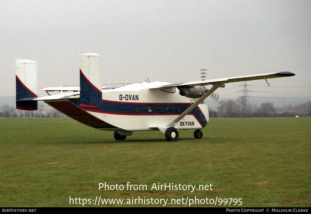 Aircraft Photo of G-OVAN | Short SC.7 Skyvan 3-100 | AirHistory.net #99795