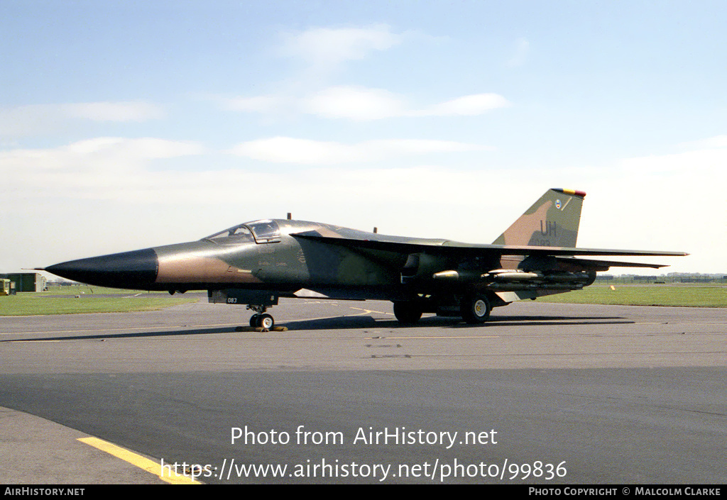 Aircraft Photo of 68-0083 / AF68-083 | General Dynamics F-111E Aardvark | USA - Air Force | AirHistory.net #99836