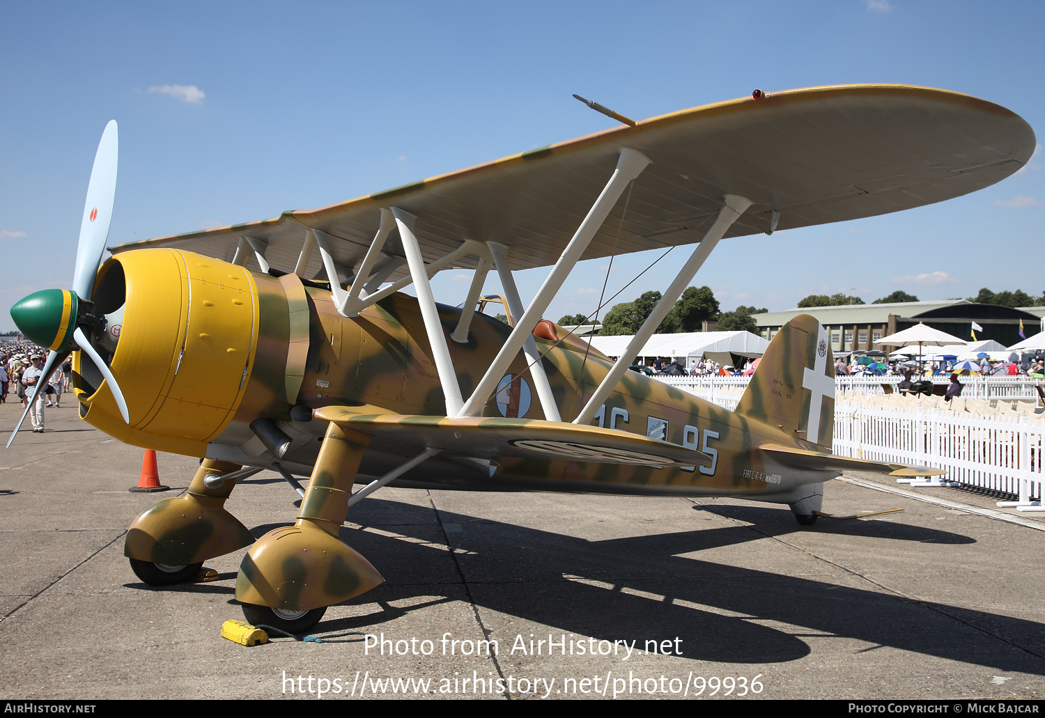 Aircraft Photo of G-CBLS / MM6976 | Fiat CR-42 Falco | Italy - Air Force | AirHistory.net #99936