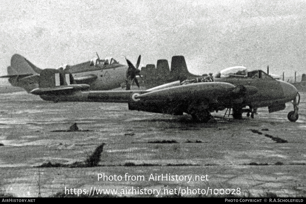 Aircraft Photo of WR539 | De Havilland D.H. 112 Venom FB4 | UK - Air Force | AirHistory.net #100028