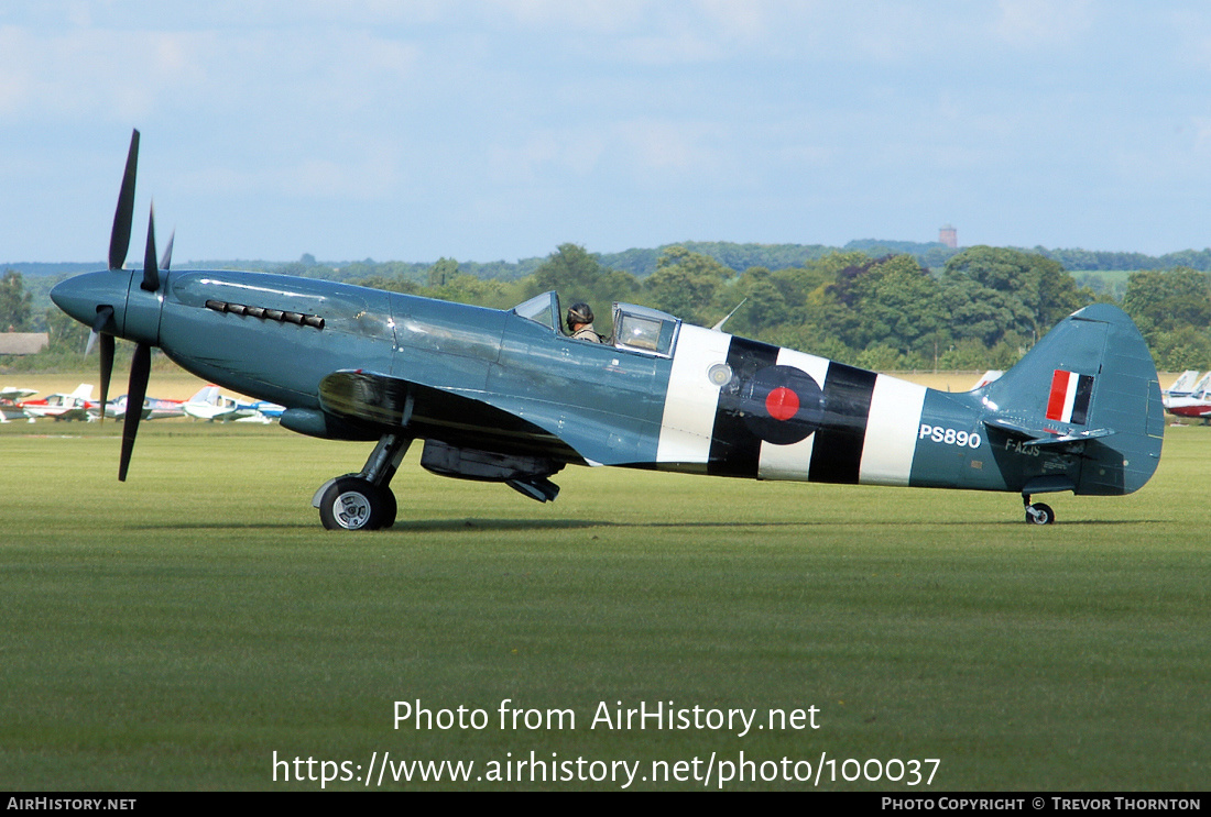 Aircraft Photo of F-AZJS / PS890 | Supermarine 389 Spitfire PR19 | UK - Air Force | AirHistory.net #100037