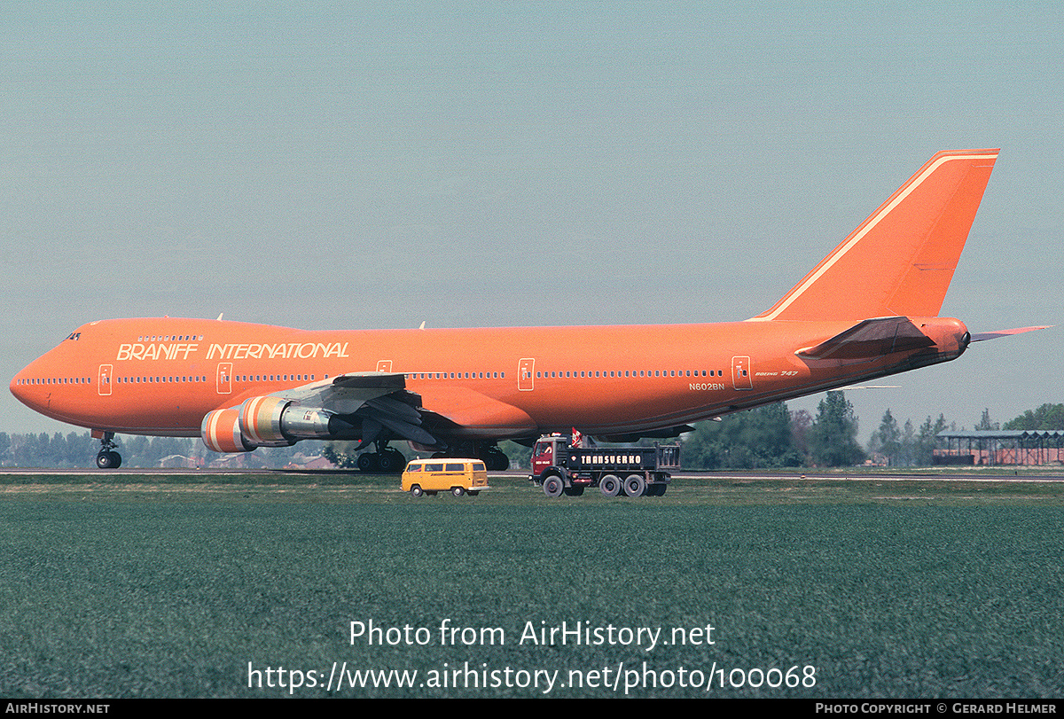 Aircraft Photo of N602BN | Boeing 747-227B | Braniff International Airways | AirHistory.net #100068