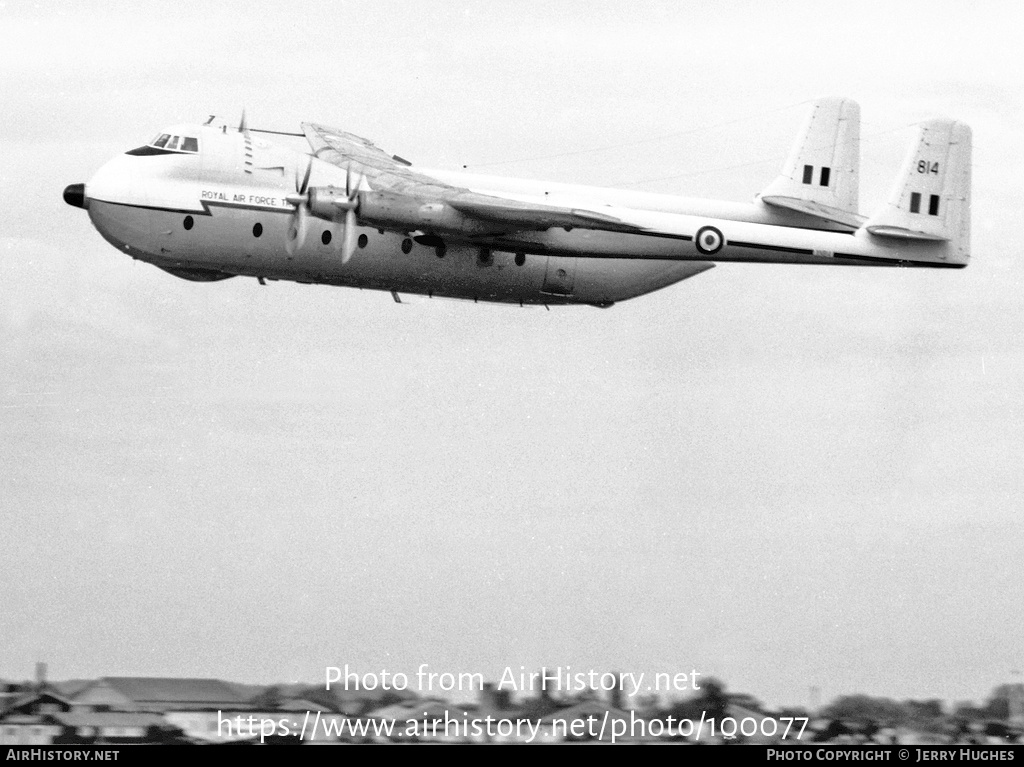 Aircraft Photo of XN814 | Armstrong Whitworth AW-660 Argosy C.1 | UK - Air Force | AirHistory.net #100077