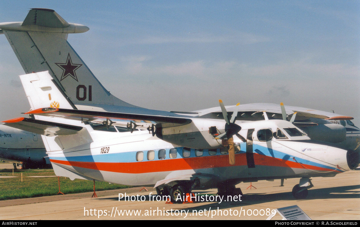 Aircraft Photo of 1829 | Let L-410UVP-E3 Turbolet | Russia - Air Force | AirHistory.net #100089