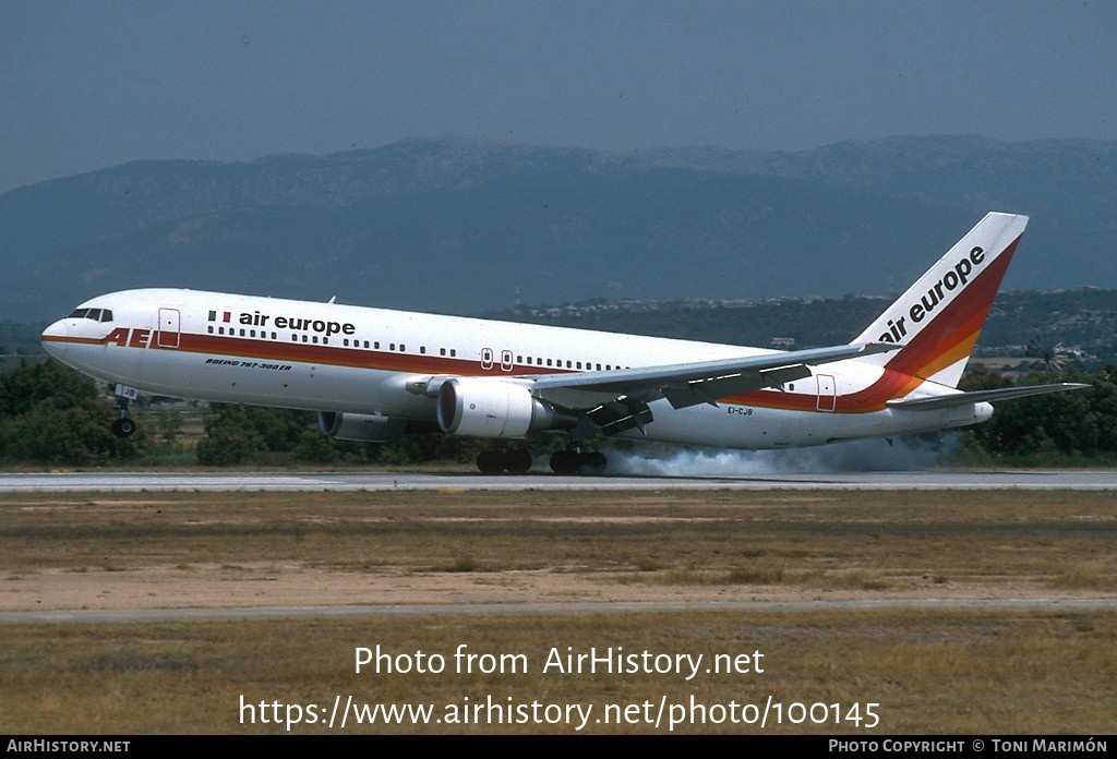 Aircraft Photo of EI-CJB | Boeing 767-35H/ER | Air Europe | AirHistory.net #100145