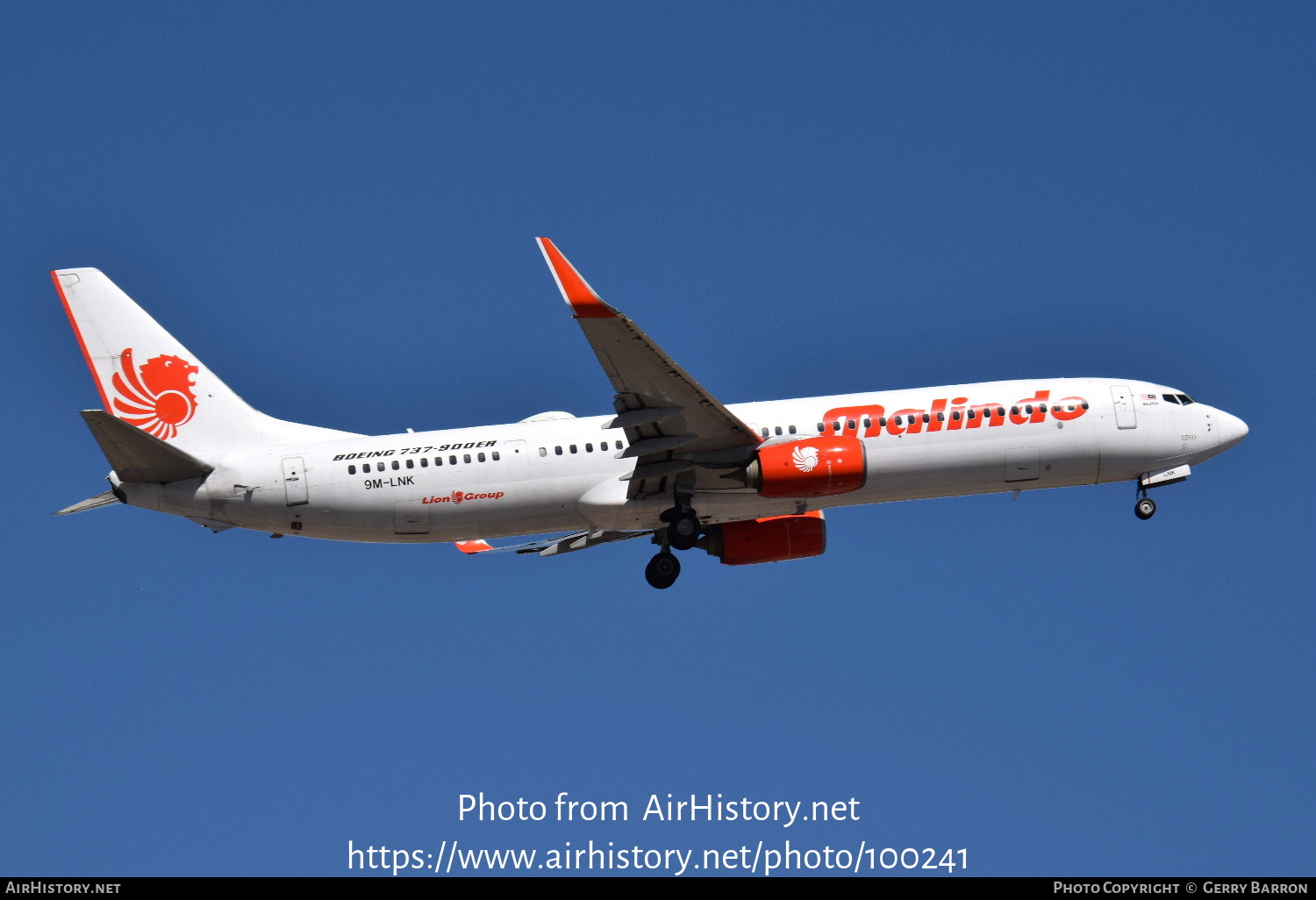 Aircraft Photo of 9M-LNK | Boeing 737-9GP/ER | Malindo Air | AirHistory.net #100241