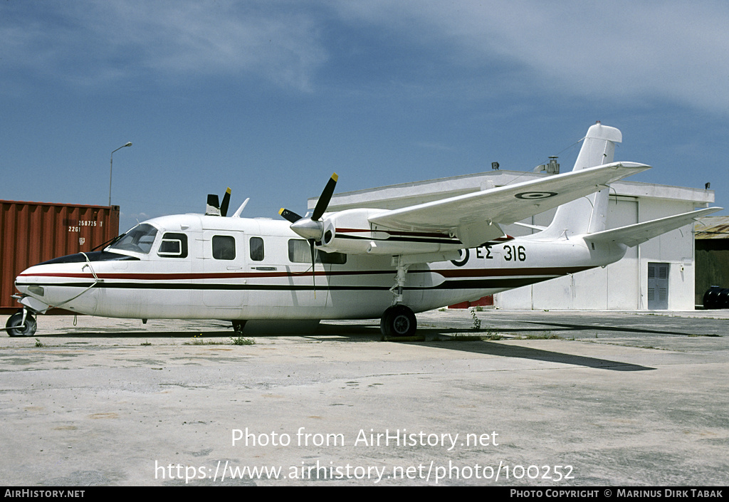 Aircraft Photo of ES316 | Aero Commander 680FL Grand Commander | Greece - Army | AirHistory.net #100252