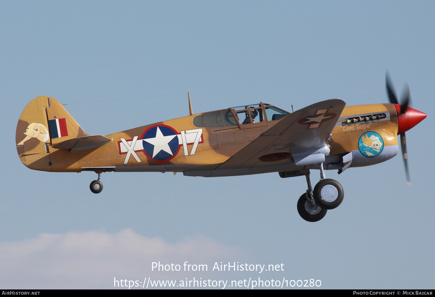 Aircraft Photo of G-CGZP | Curtiss P-40F Warhawk | USA - Air Force ...