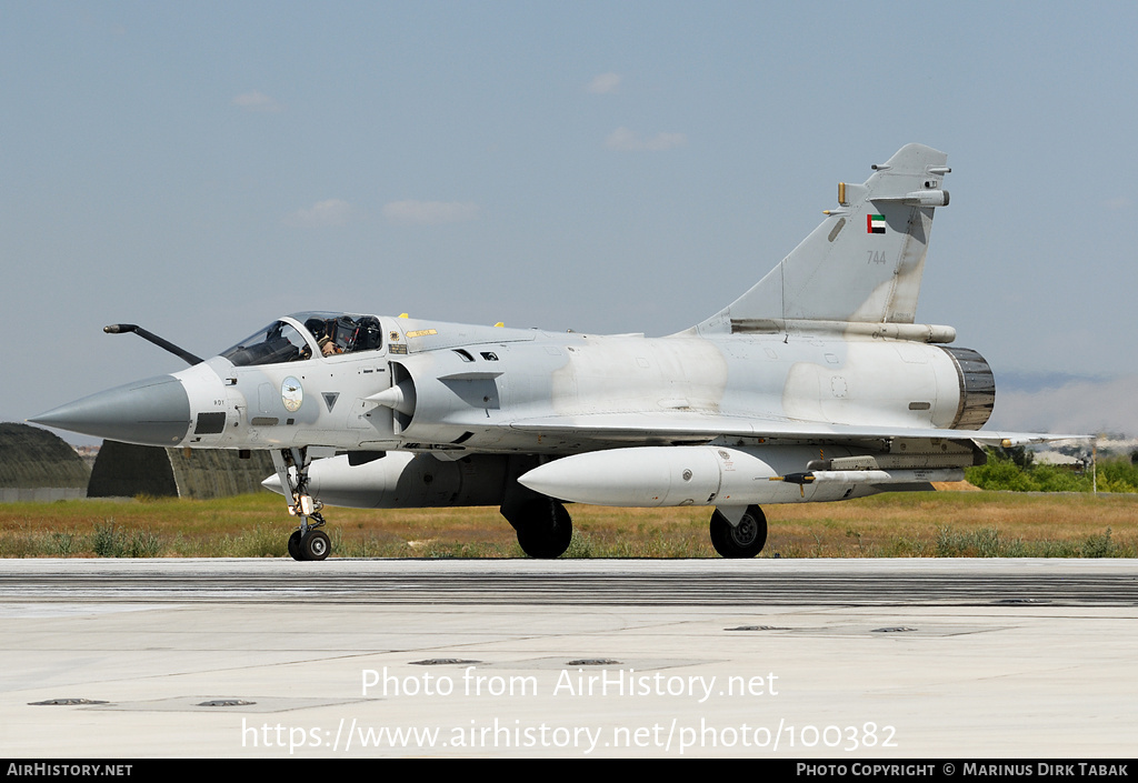 Aircraft Photo of 744 | Dassault Mirage 2000-9RAD | United Arab Emirates - Air Force | AirHistory.net #100382