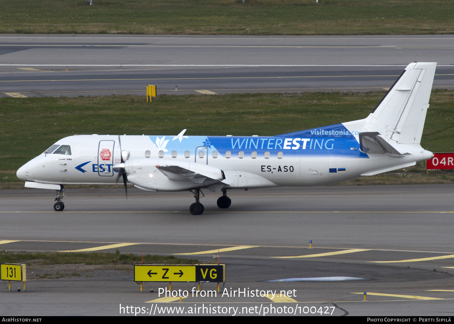 Aircraft Photo of ES-ASO | Saab 340B | Estonian Air | AirHistory.net #100427