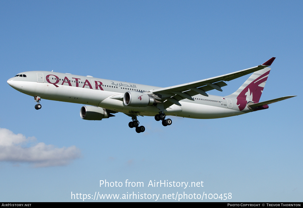 Aircraft Photo of A7-AEM | Airbus A330-302 | Qatar Airways | AirHistory.net #100458